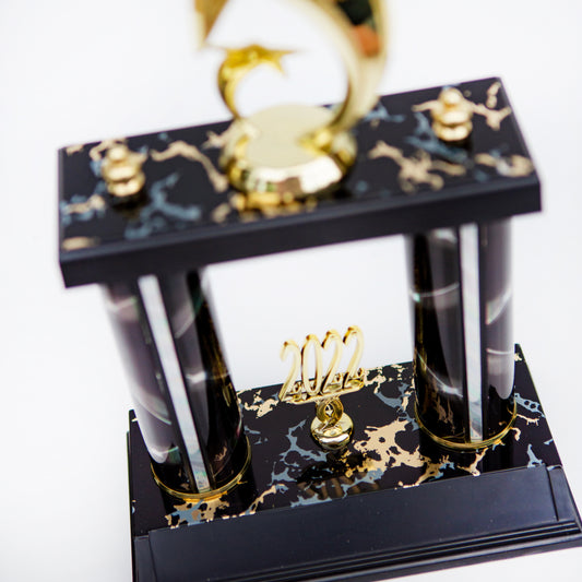Large Two Tier Star Trophy